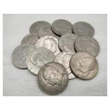 13 1970s Eisenhower dollars