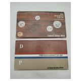 1984, 1985 uncirculated mint coins