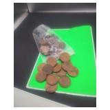 A Bag Full Of 50 Wheat PenniesThese are Un