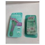 2 pkgs-4 ct Skintimate razors