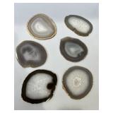Polished Agate & Geode Slice Lot ï¿½ Natural Stone