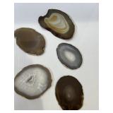 Polished Agate & Geode Slice Lot ï¿½ Natural Stone