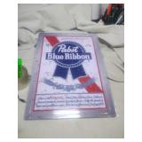Pabst Blue Ribbon Metal SignGood Size New