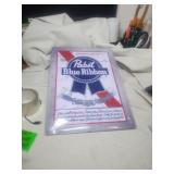 Pabst Blue Ribbon Metal SignGood Size New