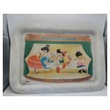 Pinocchio metal tv/lap tray 1961