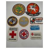 9 mixed vintage patches