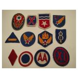 12 mixed vintage patches