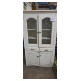 White 3 shelf hitch with under storage 42x16x68