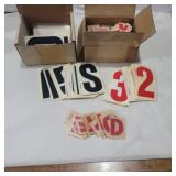 Plastic letters for signs 2in and 4in