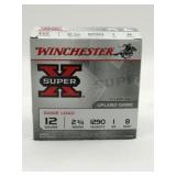 Winchester super X 12 gauge 8 shot  25 shells