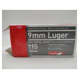 Aguila 9 mm Luger FMJ 115 grain 50 cartridges.(