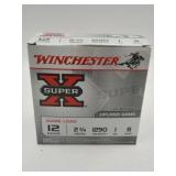 Winchester super X 12 gauge 8 shot  25 shells