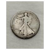 1917 walking Liberty half dollar