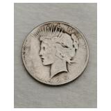 1923 Peace silver dollar
