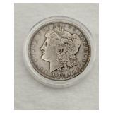 1901 silver Morgan dollar
