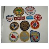 12 mixed vintage patches
