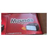 Box of 24 full size mounds candybars