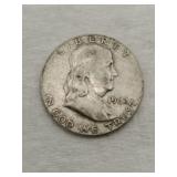 1962 Franklin half dollar