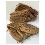 2 Wilson baseball mitts, A2154 & A2330, both RH