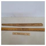 3 advertising rulers
