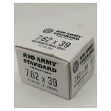 Red army standard ammo  7.62 x 39  122 gr 20