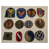 12 mixed vintage patches