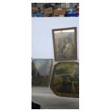 Victorian style framed prints
