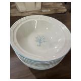 8 Brick Oven stoneware salad bowls
