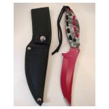 Hunt-Down  9761.  Hunting knife 5-in blade w/