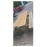 Wooden 2 pc picnic table