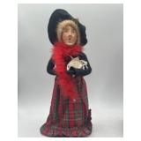 1996 Byers Choice Christmas Caroler, 13-14"