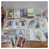 Assorted old postcards