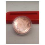 1 Ounce Of .999 Fine Copper RoundLady Liberty