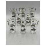 8 John Deere Glass Tumblers