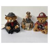 Boyds Bear Music figure & 2 Young
