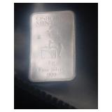 Osborne Mint 1 Gram Of .999 Fine Silver Bar