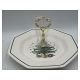 Nikko Christmastime Serving Tray w/ Handle in box