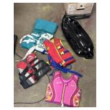 Kids lifejackets, flotation devices