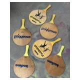 6 paddleball rackets Franklin, Pro Kadina,