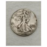 1942 walking Liberty half dollar