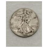 1945 walking Liberty half dollar