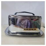Lincoln beauty ware chrome cake carrier