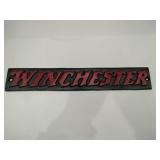Cast iron Winchester sign 14x2