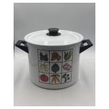 vintage San Ignacio enamelware vegetable steamer