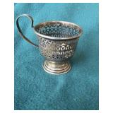 Sterling Tea Cup Holder 21g