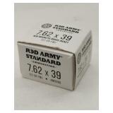 Red army standard ammo  7.62 x 39  122 gr 20