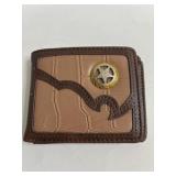 New leather billfold