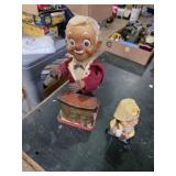 Charlie Bartender and Alps Wind up toy