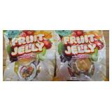 4- 9ct bags of fruit jelly cups