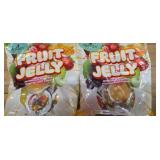 4- 9ct bags of fruit jelly cups